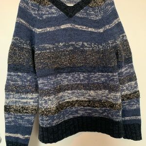 Oversized striped sweater